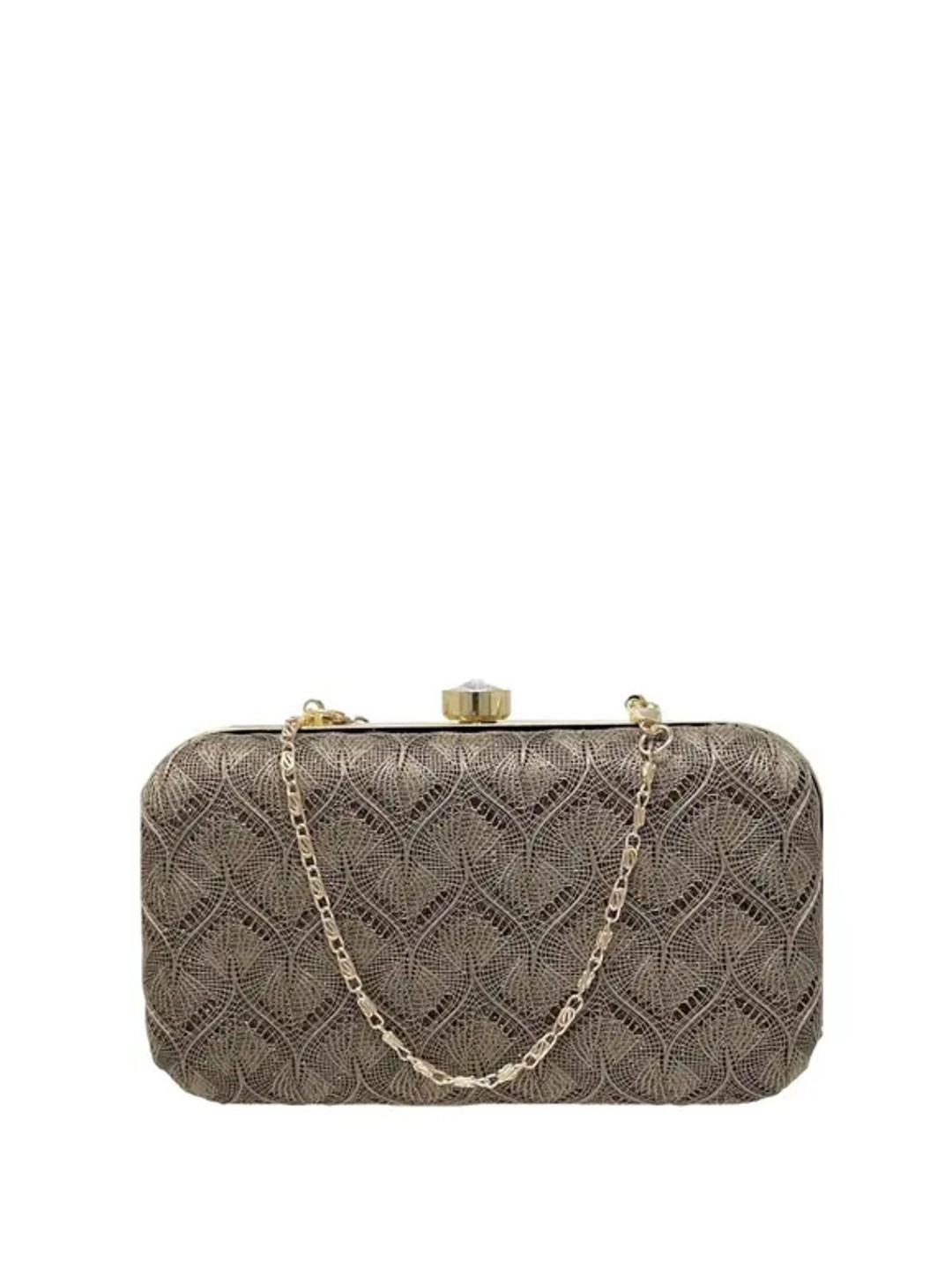 Rapid Costore Embroidered Box Clutch