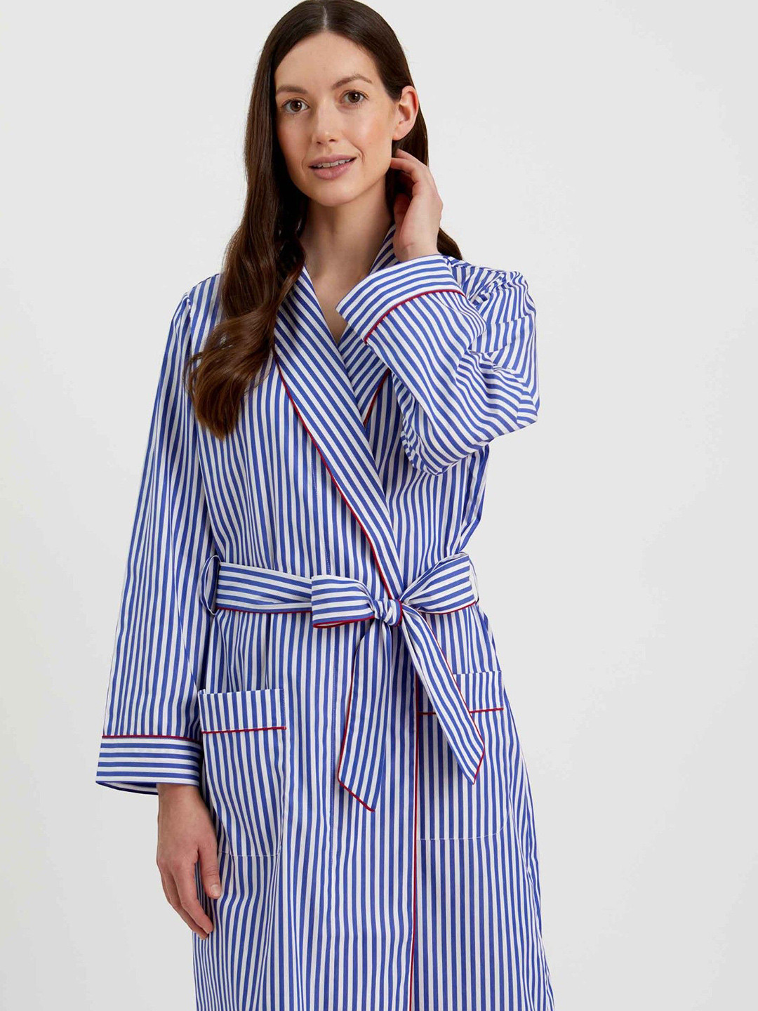 Bella Babe by SK Women Striped Robe