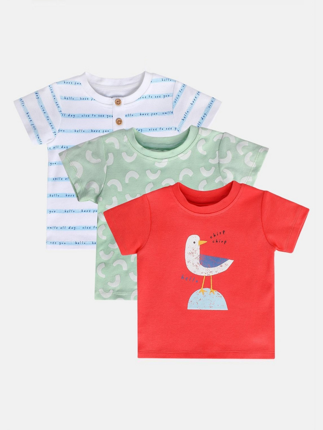 MINI KLUB Boys Camouflage 3 Printed Pockets T-shirt