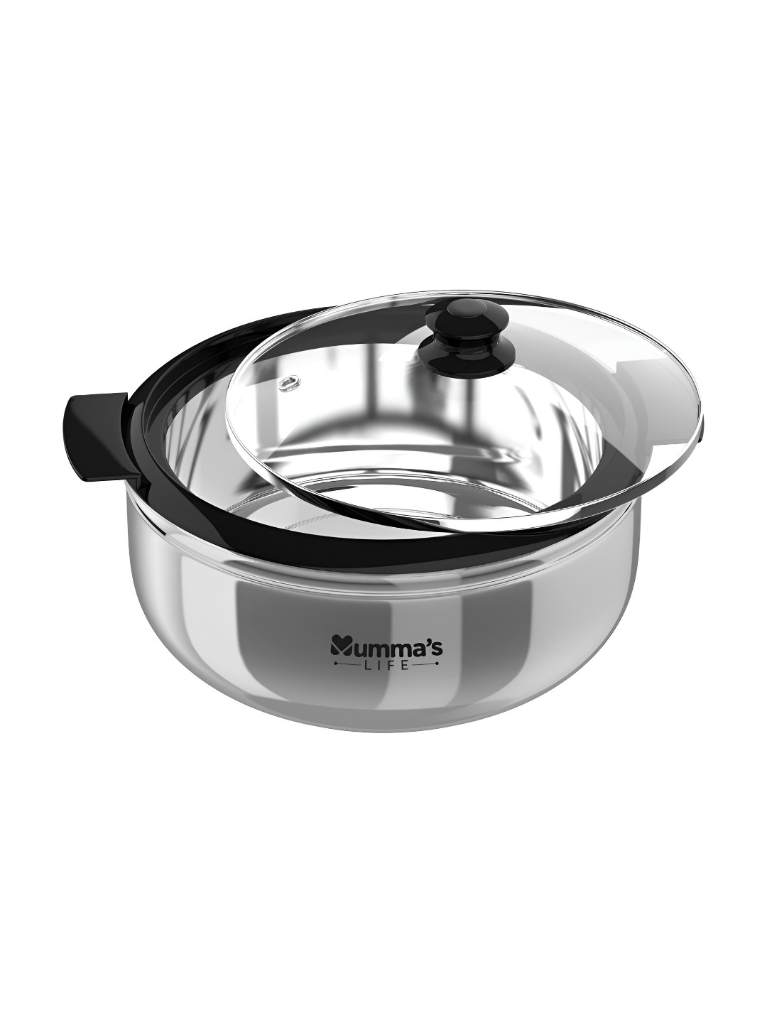 Mumma's Life Silver-Toned Stainless Steel 1 Pieces Thermal Casserole 2500 ML