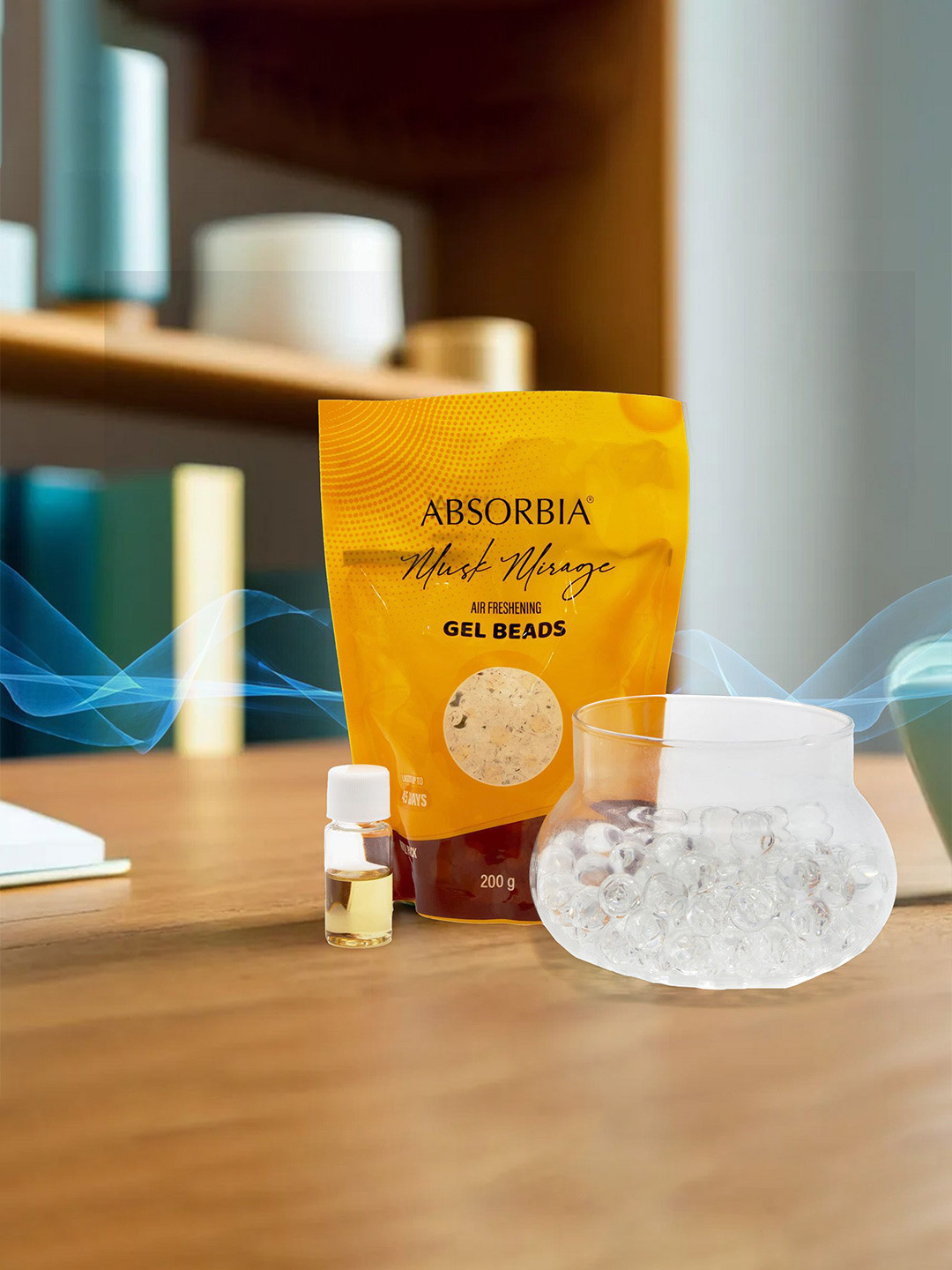 Absorbia Gel Air Freshener With Refills-200gm