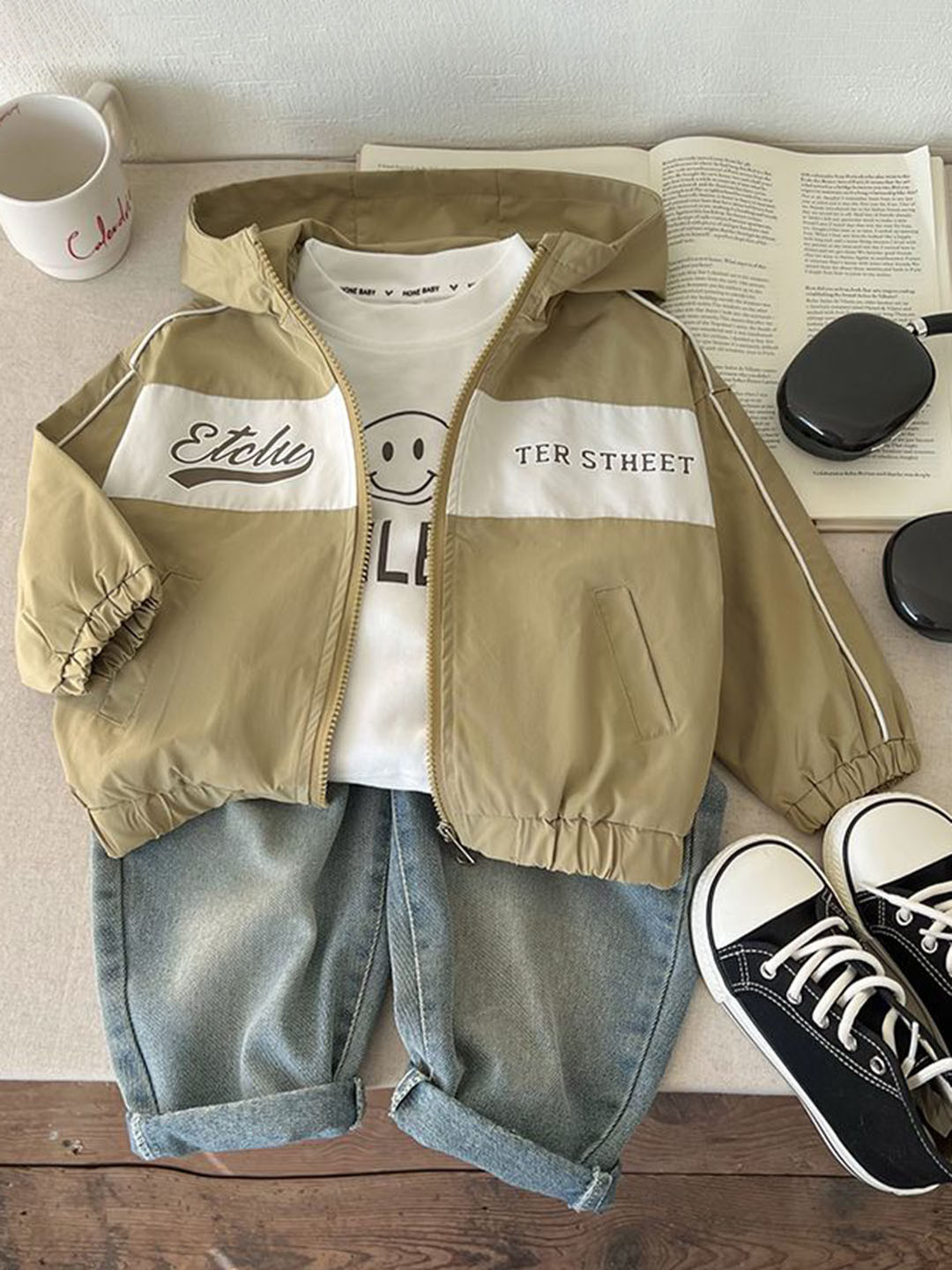 StyleCast x Revolte Unisex Kids Lightweight Outdoor Bomber Jacket