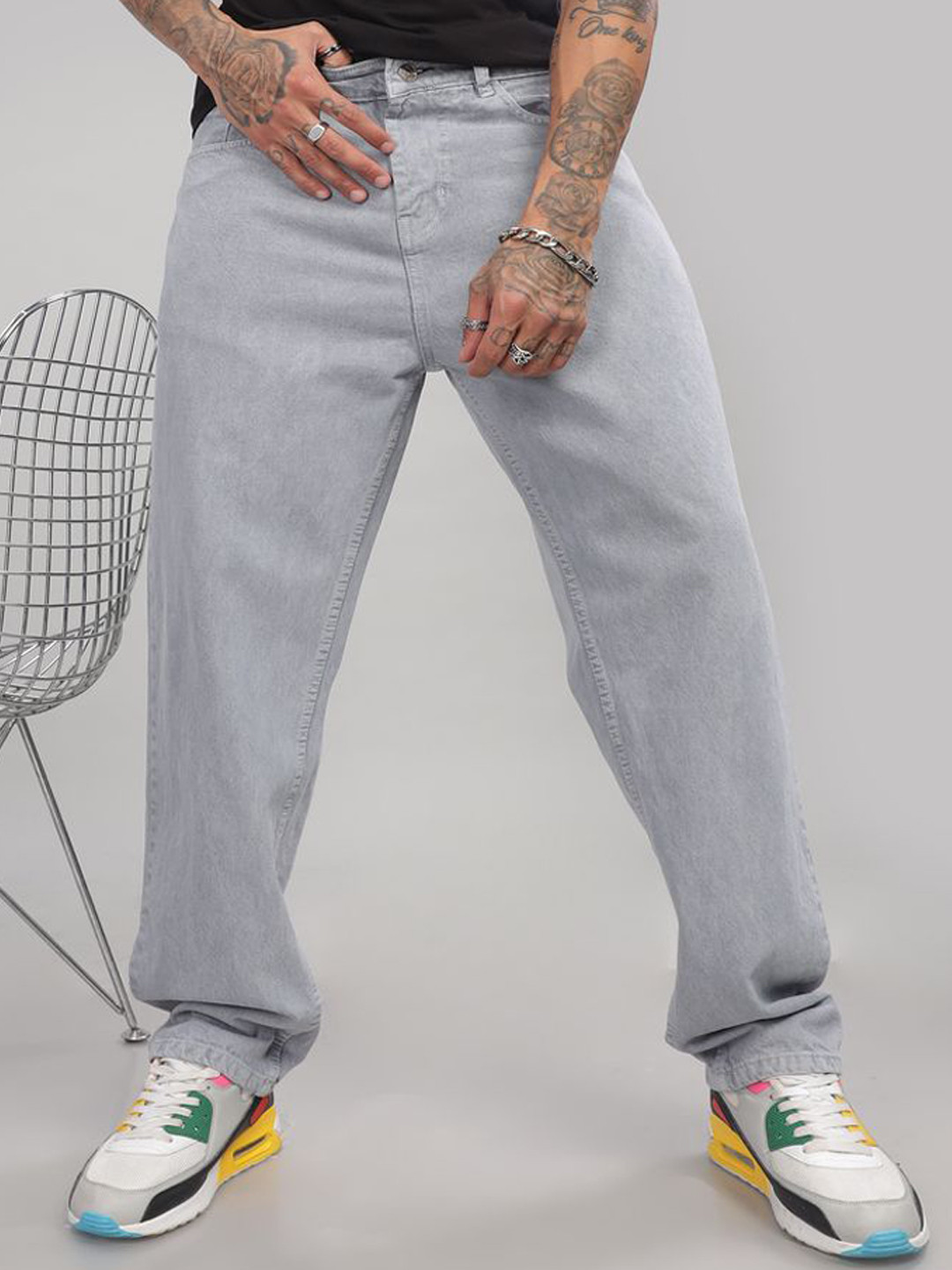 FOUL CHILD Men Heavy Fade Jeans - Baggy