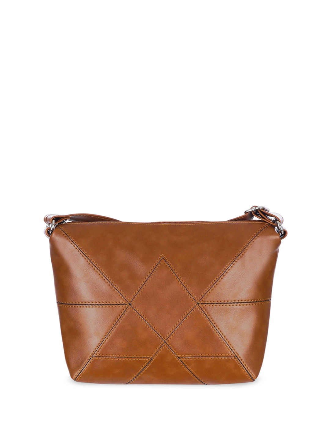 Leather Land Sling Bag with Cut Work