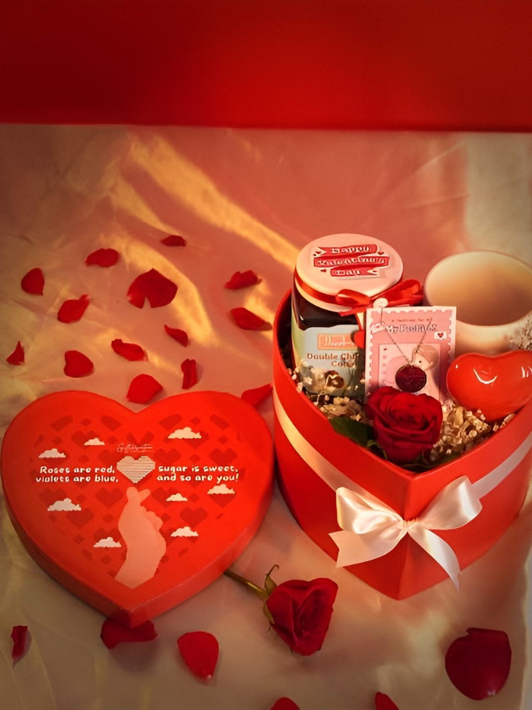 Giftcarnation Red 5 Pieces Cookies Gift hamper