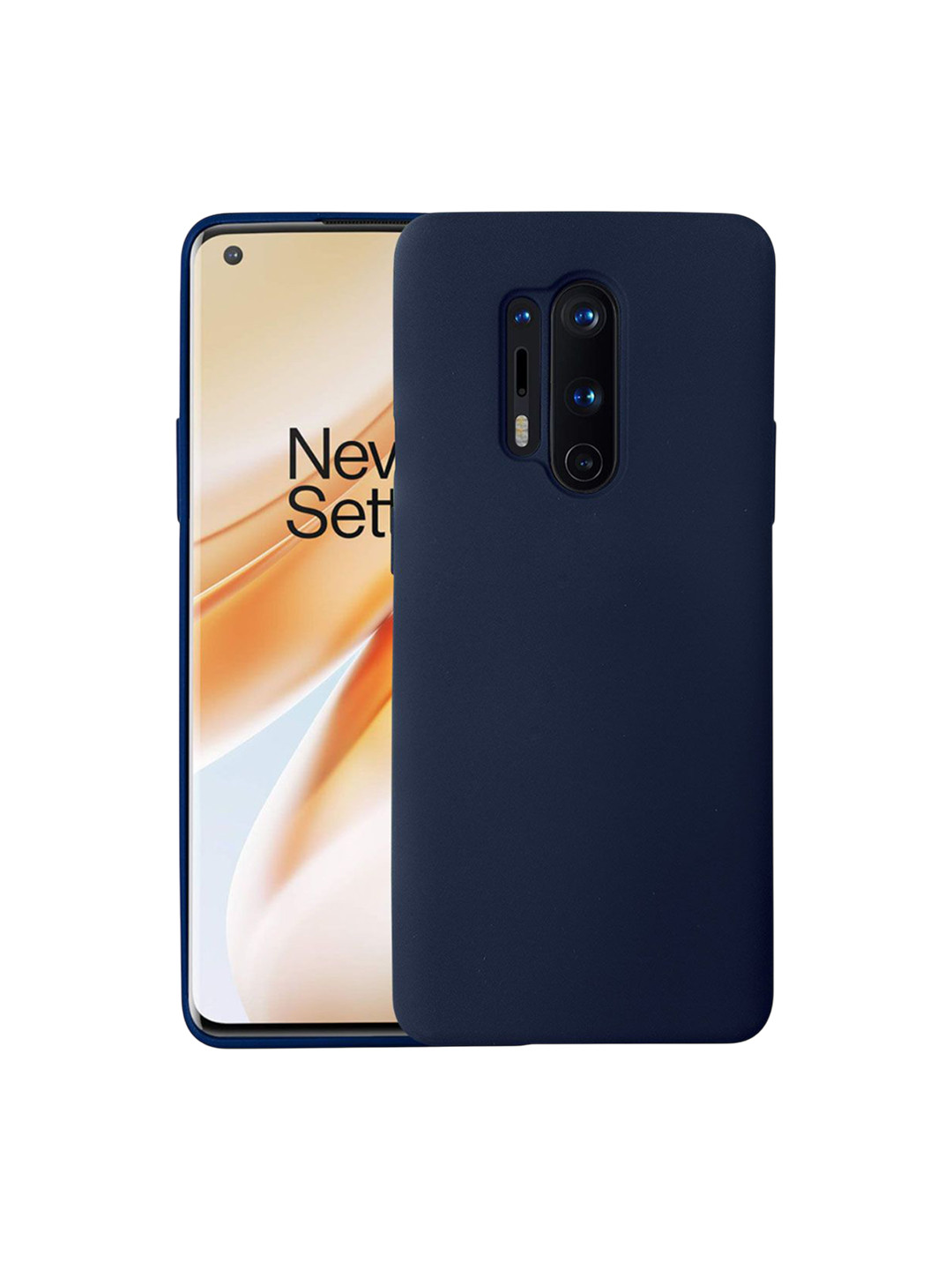 LIRAMARK Solid Printed OnePlus 8 Pro Back Case Mobile Accessories