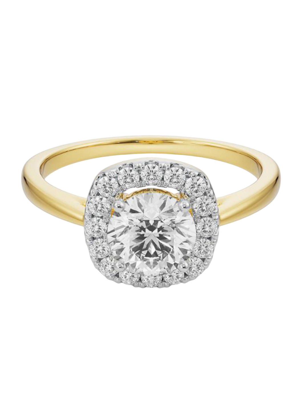Emori Tresty Engagement Lab Diamond Ring in 18KT Gold