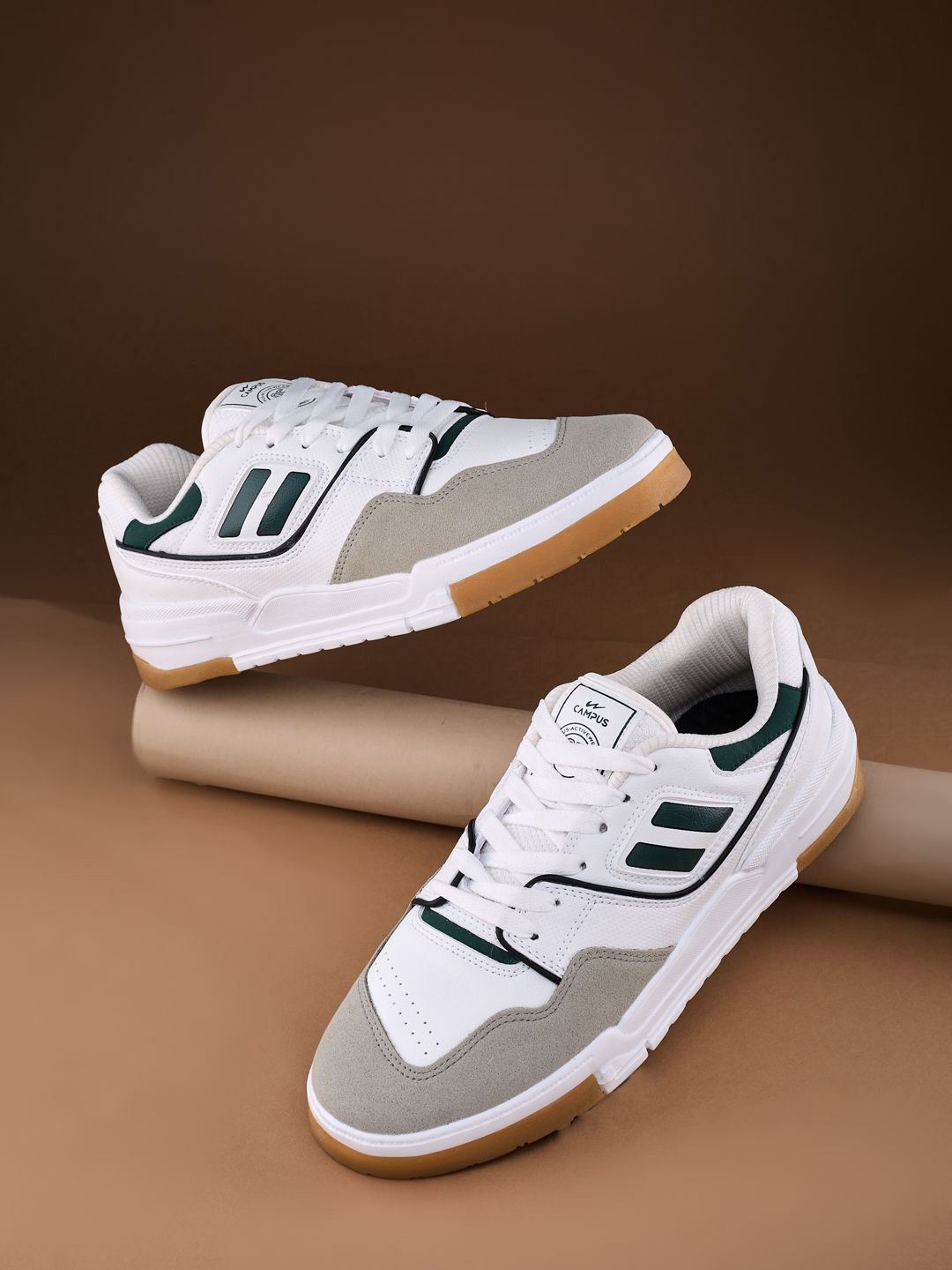 Campus Men REVOLT Colourblocked PU Sneakers