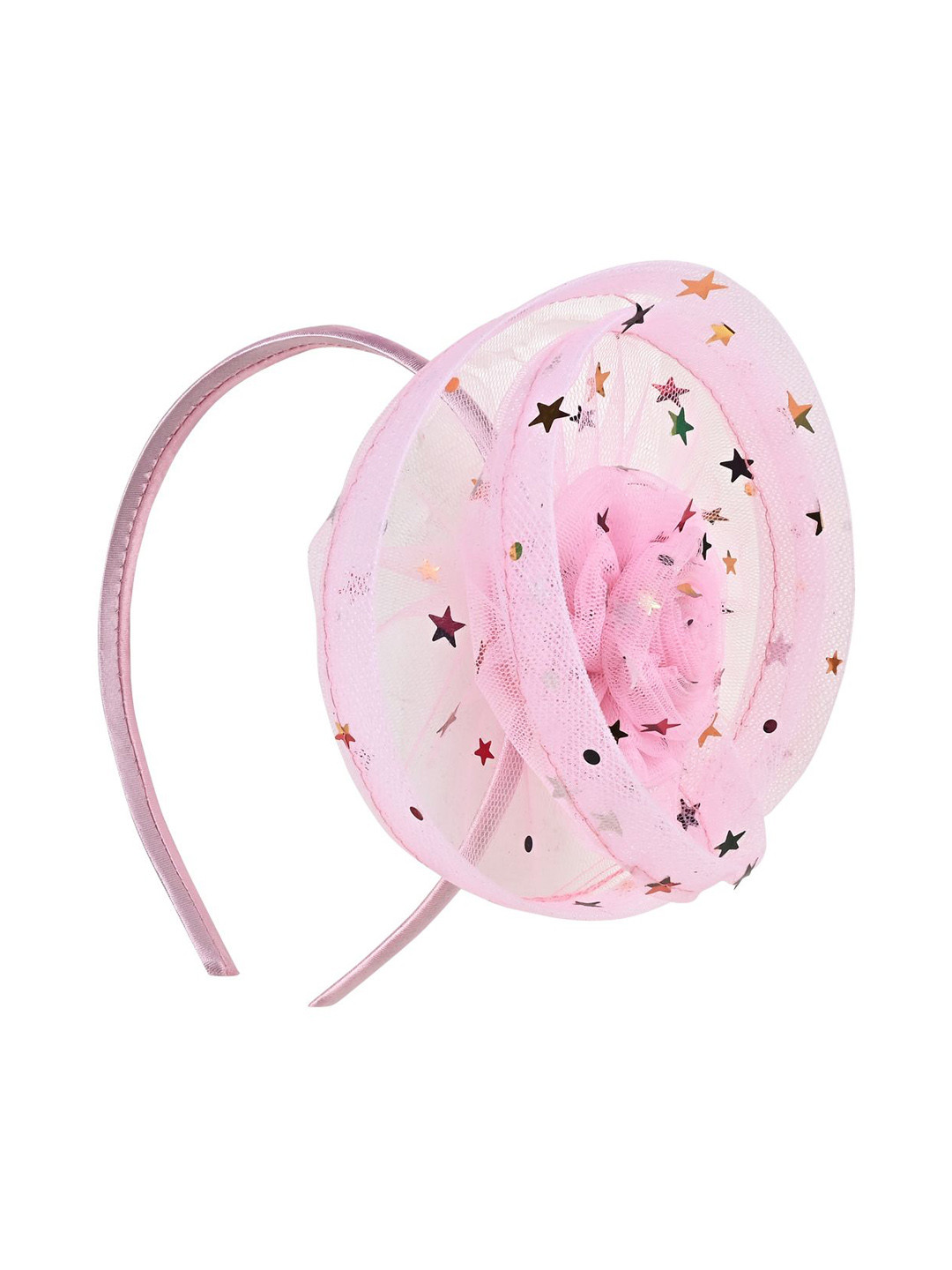 Aye Candy Girls Star Embellished Floral Hat Design Hairband