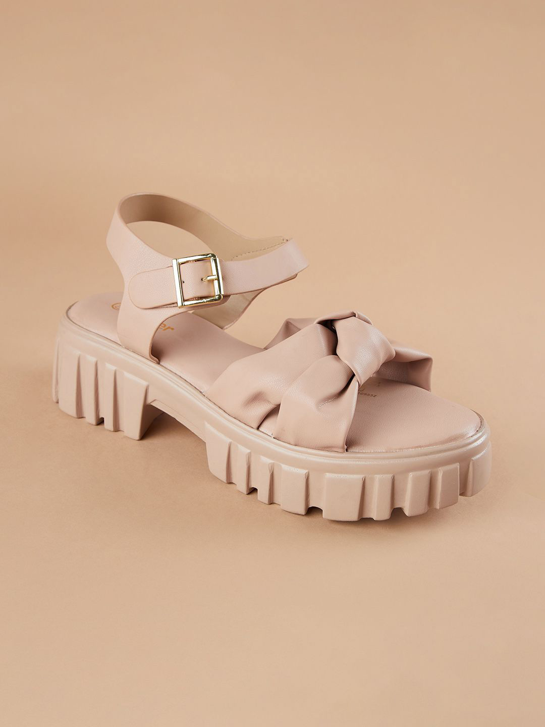 Ginger by Lifestyle Women Platform Sandals With Bows