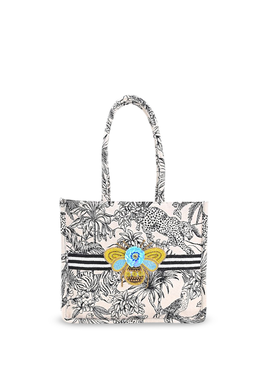 Anouk Animal Embellished Swagger Shoulder Bag
