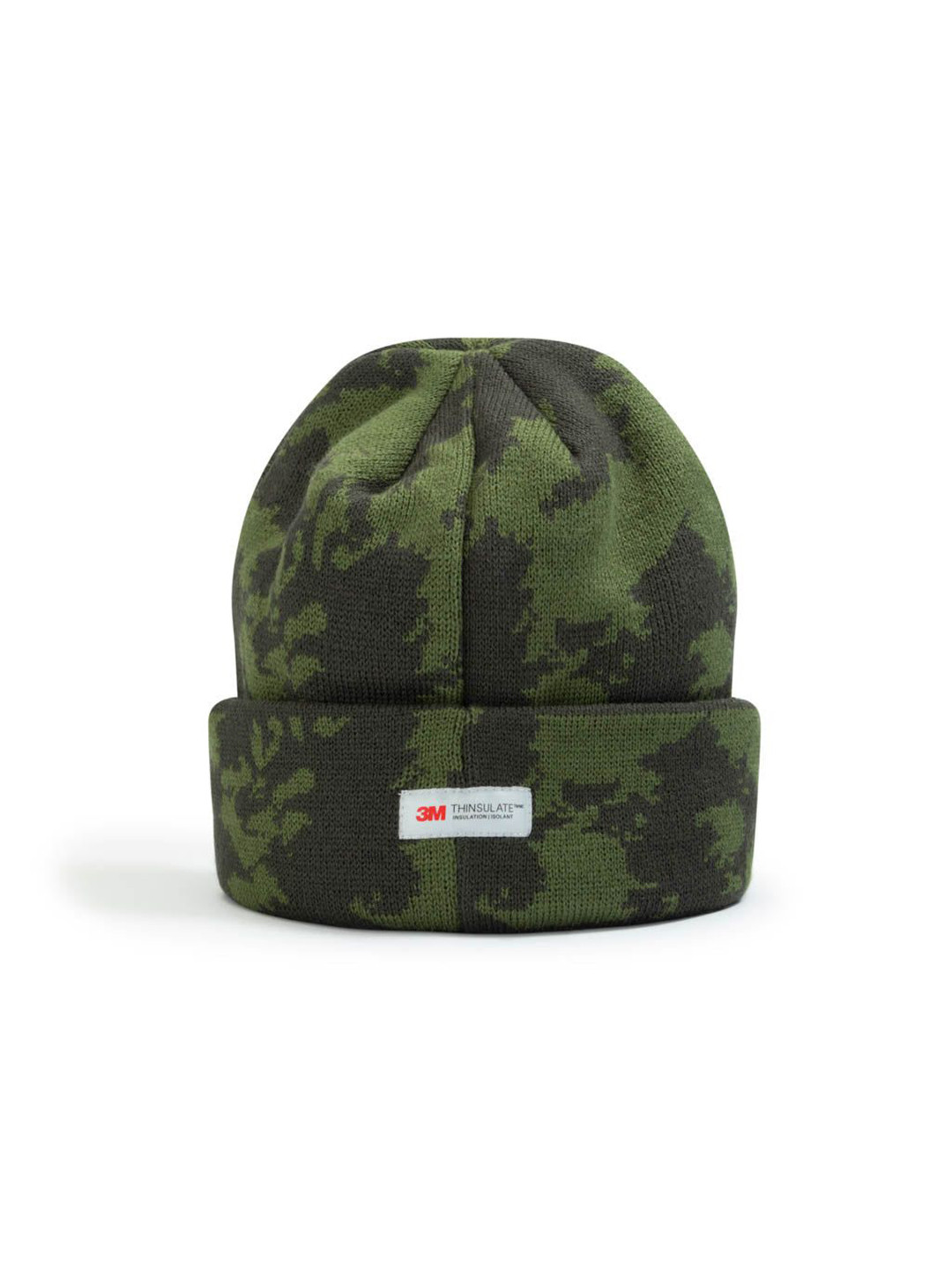 Urban Monkey 3M Thinsulate Green Printed Acrylic Beanie