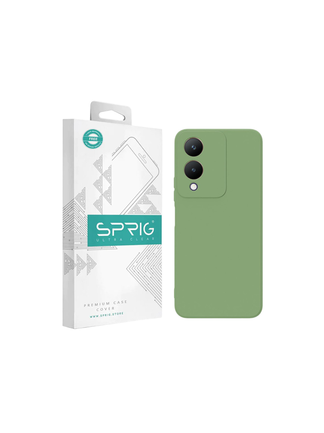 SPRIG Vivo Y17s TPU Matte Back Cover
