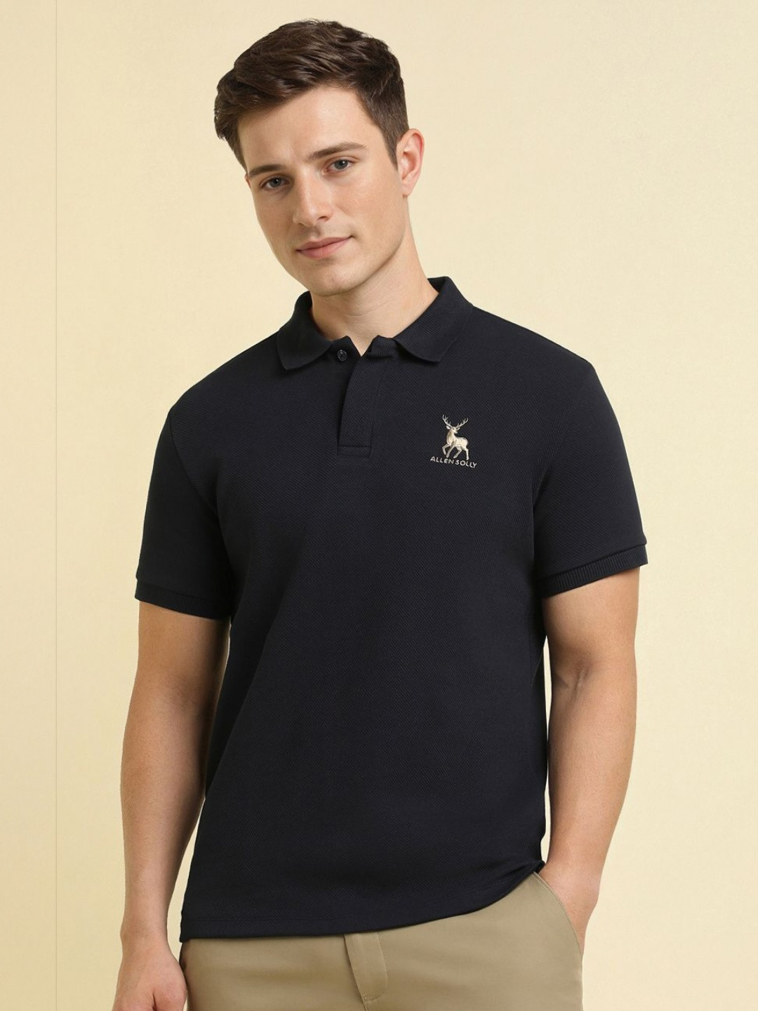 Allen Solly Men Polo Collar T-shirt