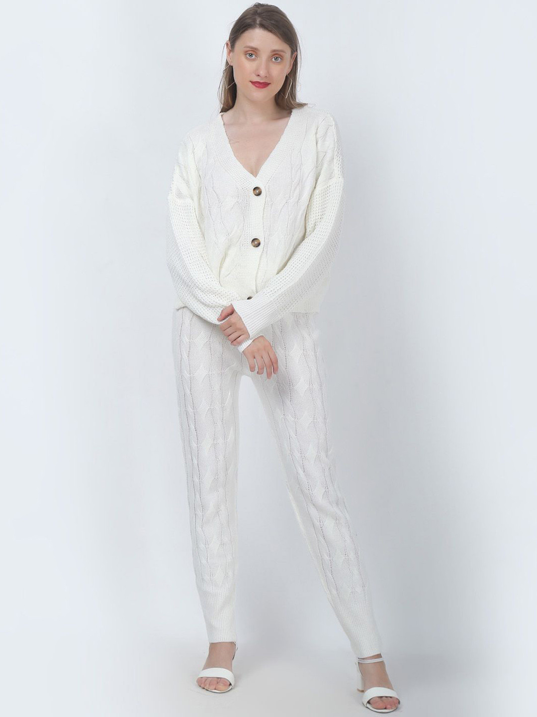 NoBarr Acrylic Sweater With Trousers Co-Ords