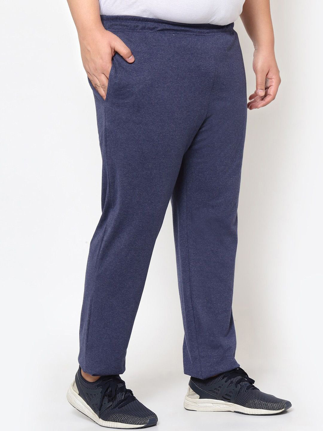 Bishop Cotton Men Cotton Relaxed-Fit Mid-Rise Track Pants