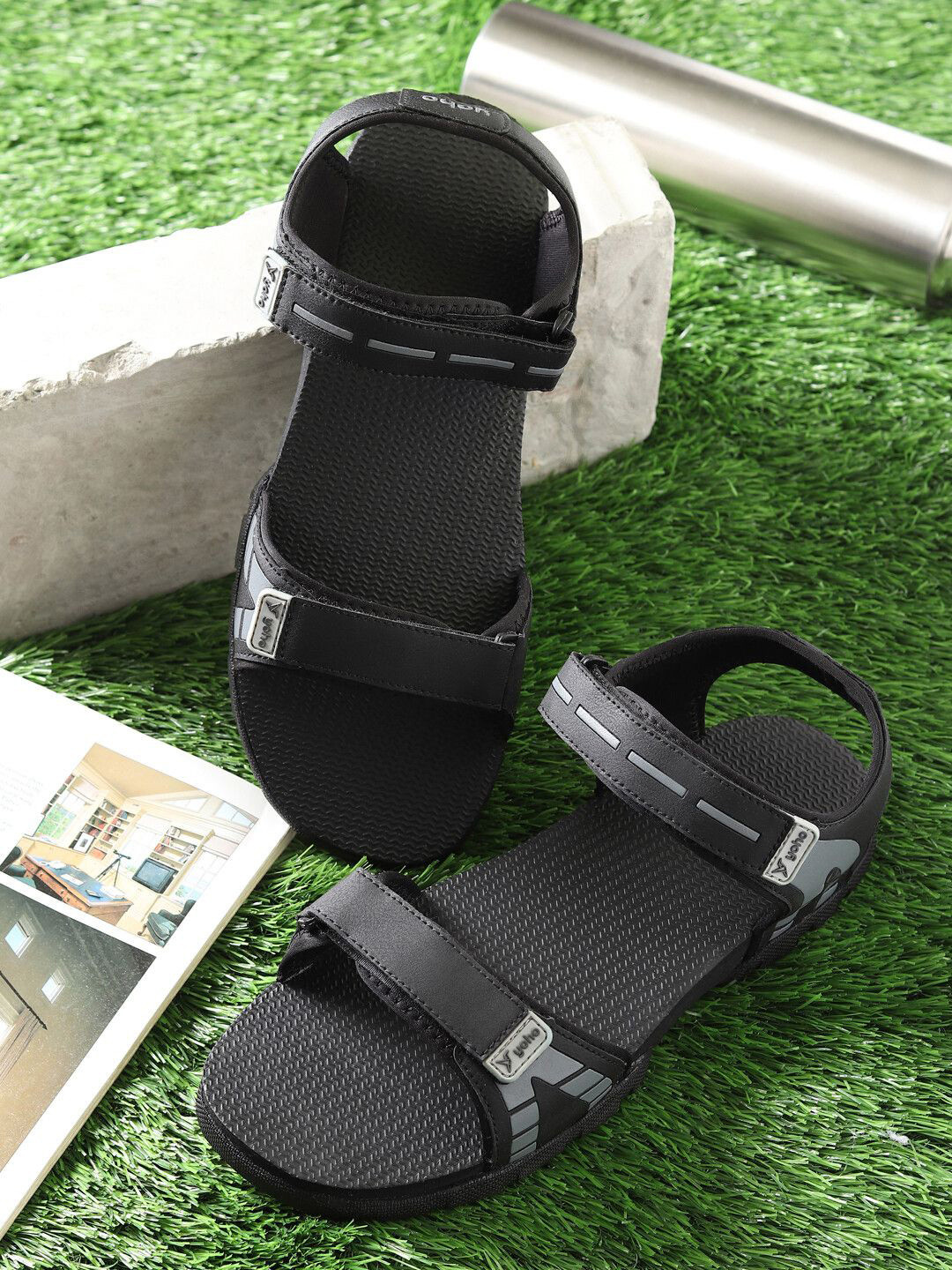 yoho Men Trailmark 003 Lightweight Breathable & Anti-Skid Footpharma Footbed Sports Sandal