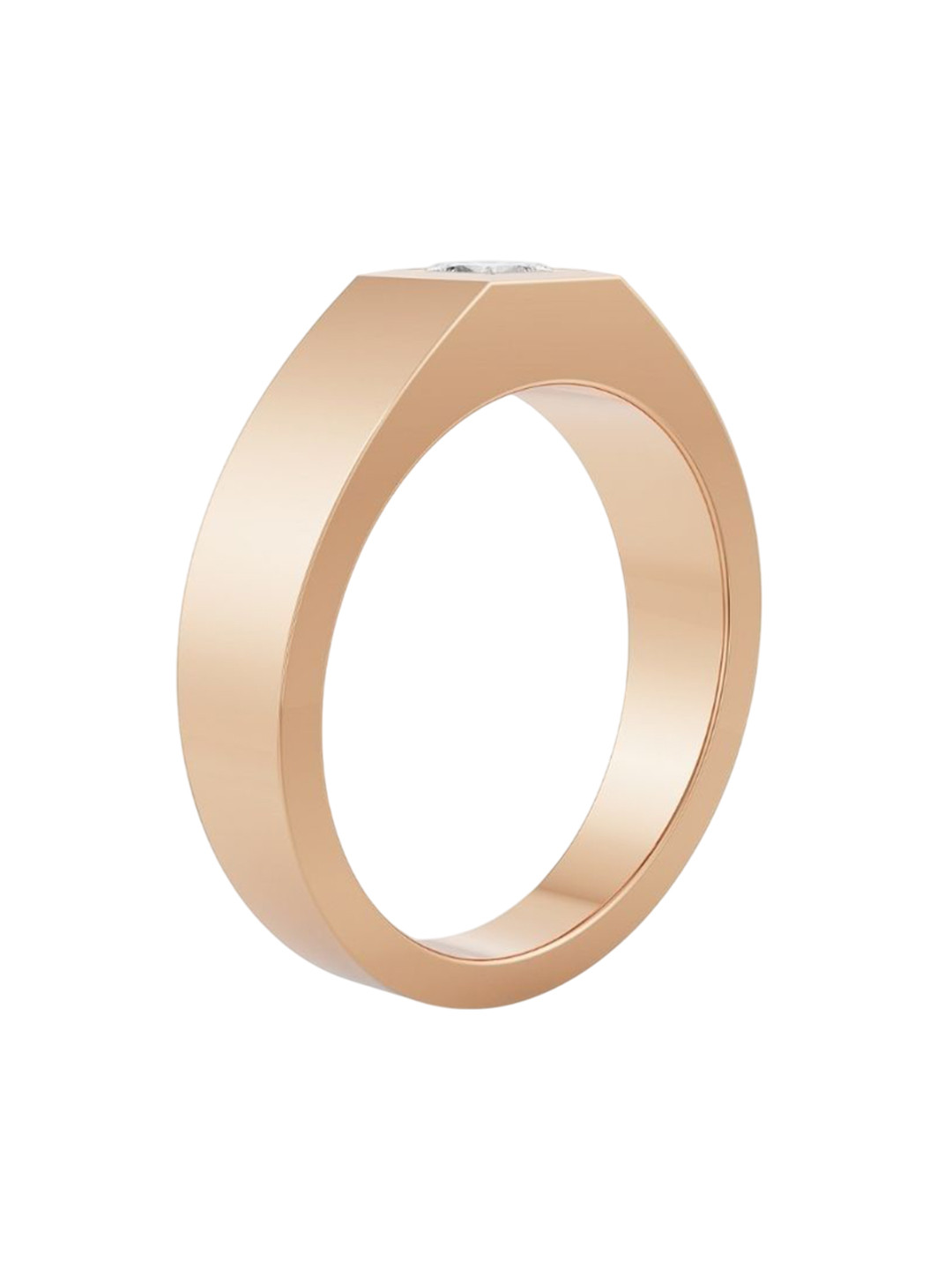 Emori Princess Cut Jake Men's Lab Diamond in 14KT Gold Ring