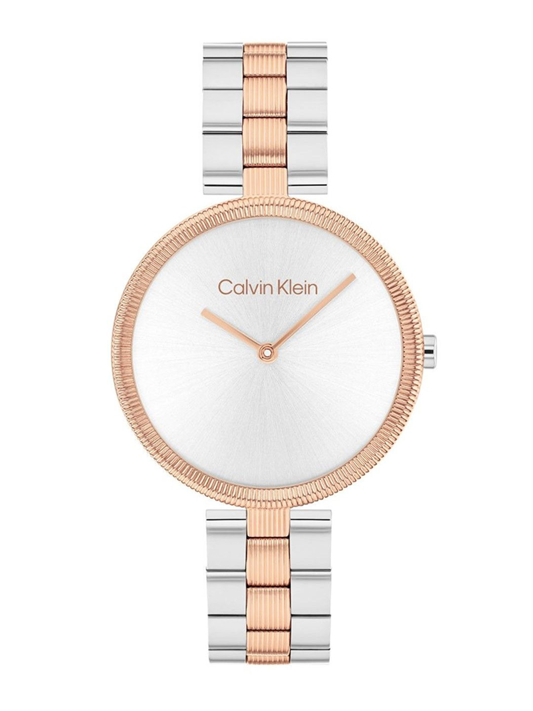 Calvin Klein Women Dial & Stainless Steel Bracelet Style Straps Analogue Watch 25100040