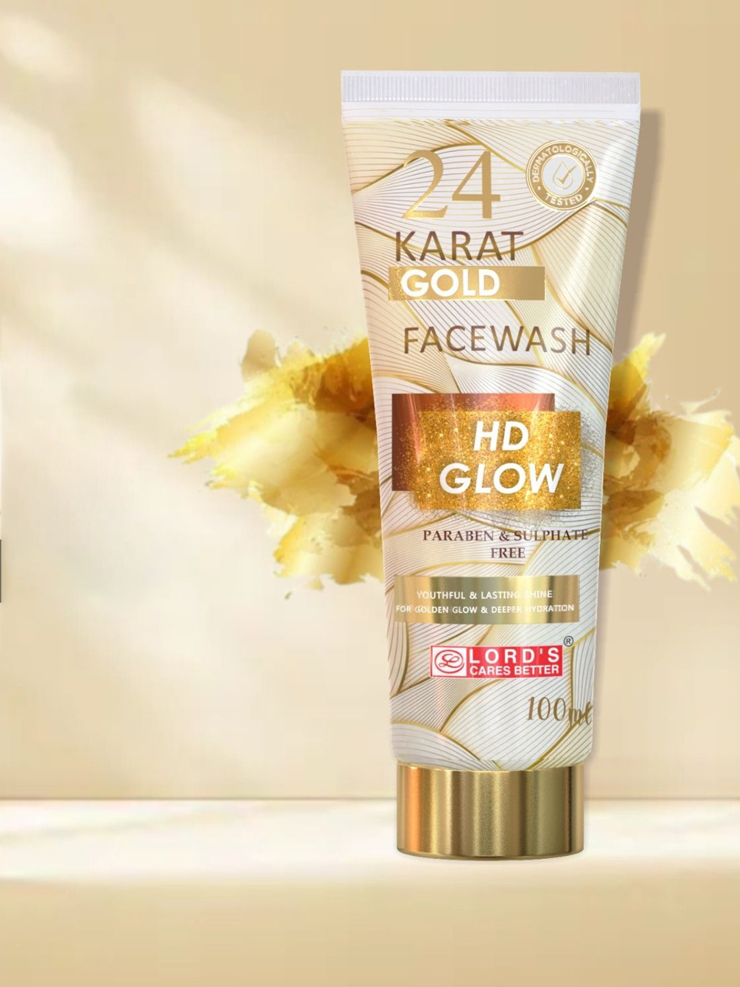 Lord's Skincare 24 Karat Gold Face Wash For HD Glow - 100ml