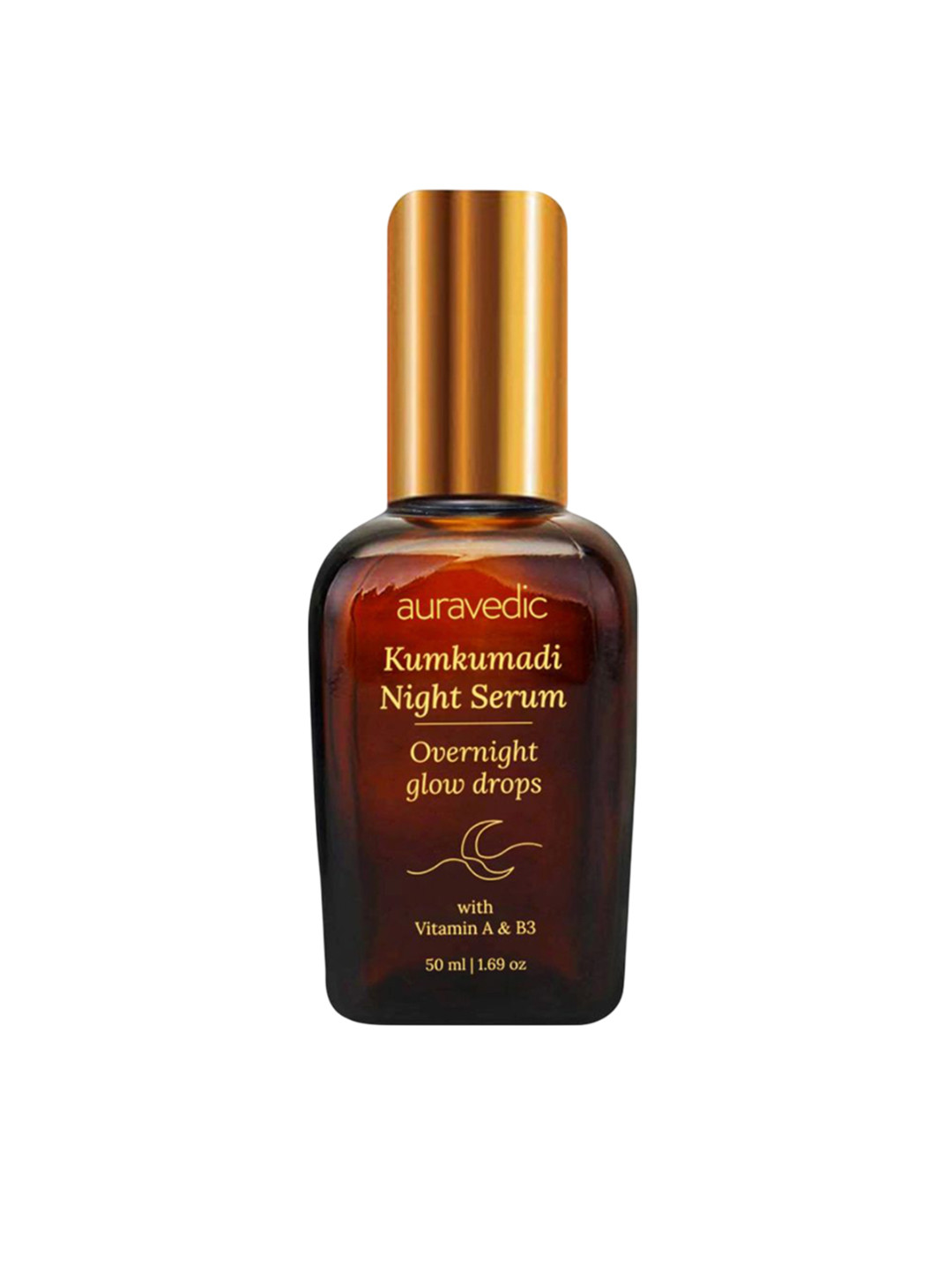 Auravedic Kumkumadi Night Serum With Vitamin A & B3 - 50 ml
