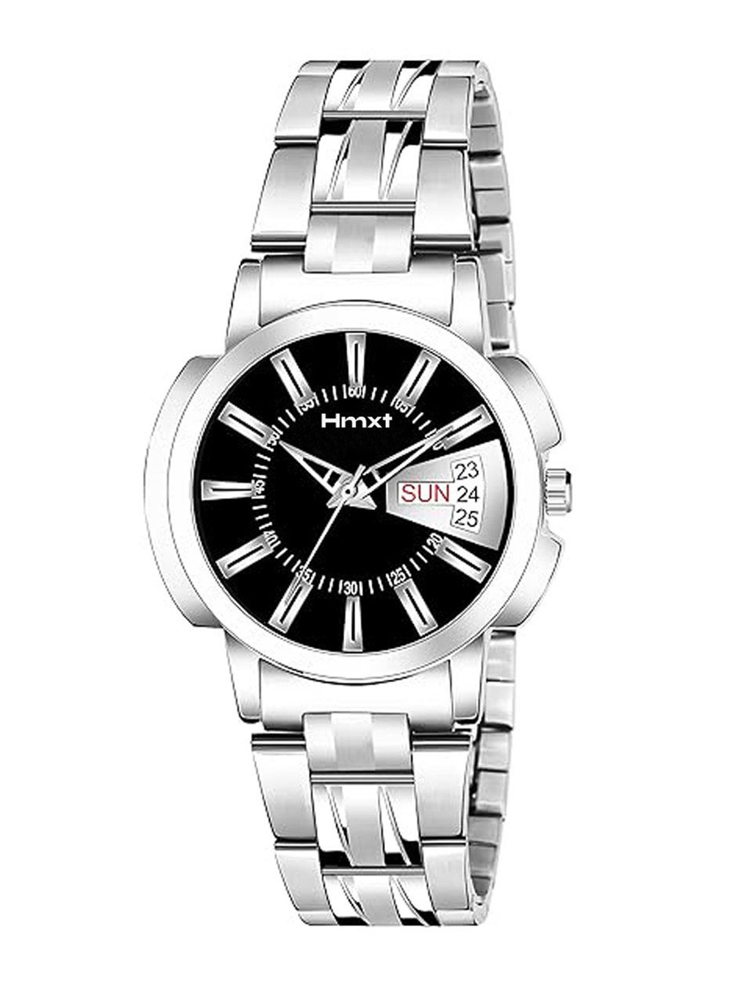 HMXT Women Printed Dial & Stainless Steel Straps Analogue Watch HMXT-142