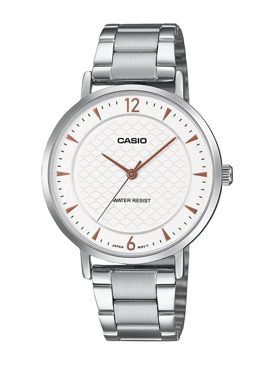 CASIO Women Dial & Stainless Steel Cuff Straps Analogue Watch A2431