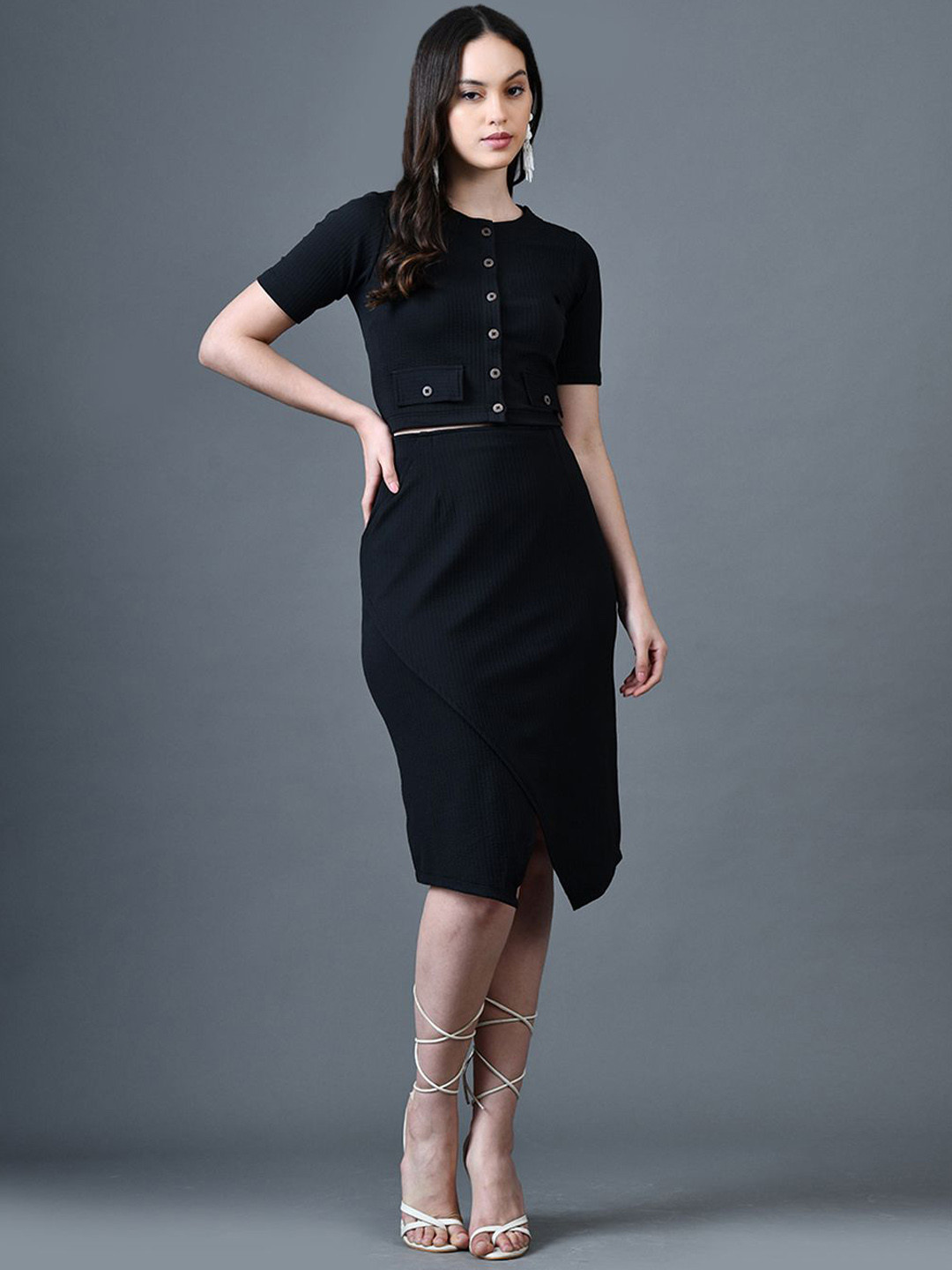 Myshka Top With A-Line Skirt Co-Ords