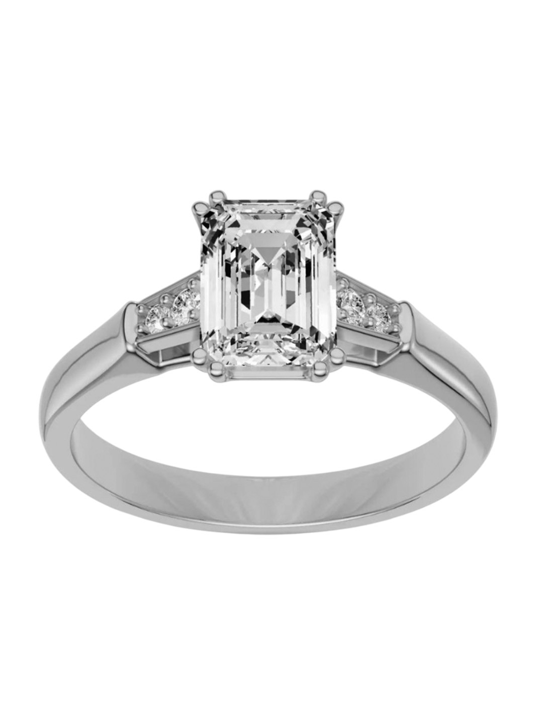 Emori Joey Emerald Lab Diamond in 14KT Gold Ring