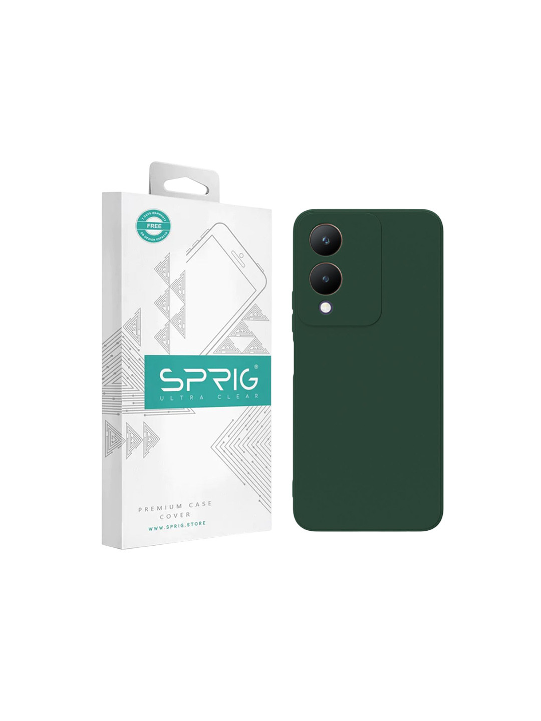 SPRIG Vivo Y17s TPU Matte Back Cover