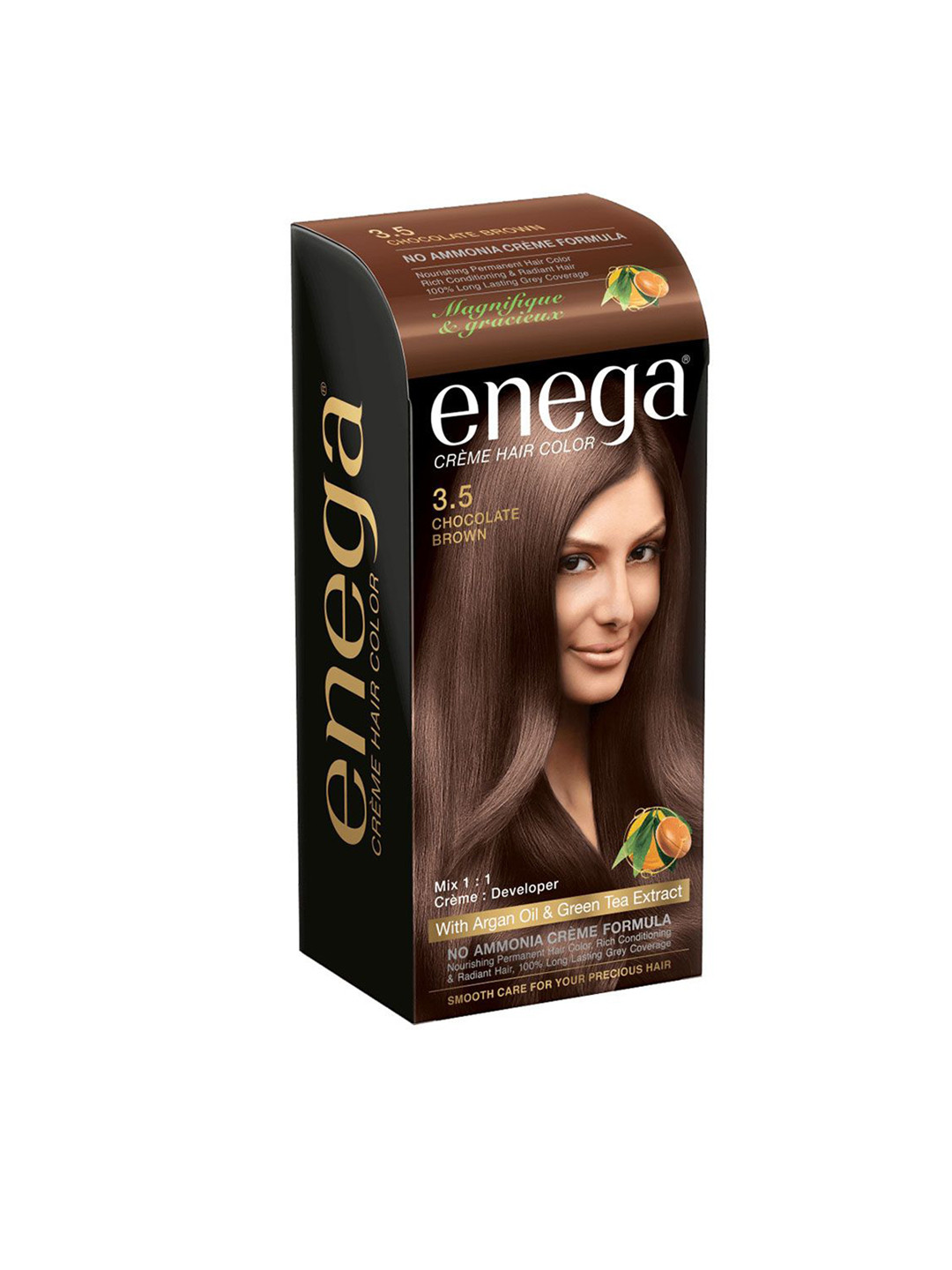 Enega Creme Hair Colour -Chocolate Brown - 150 ml