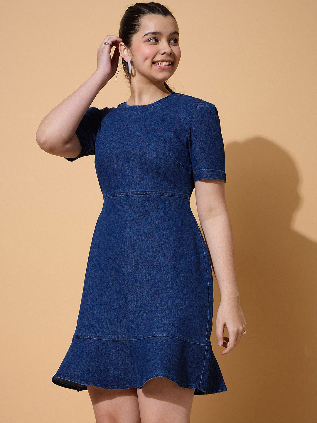 Noh.Voh - SASSAFRAS Kids Denim A-Line Dress