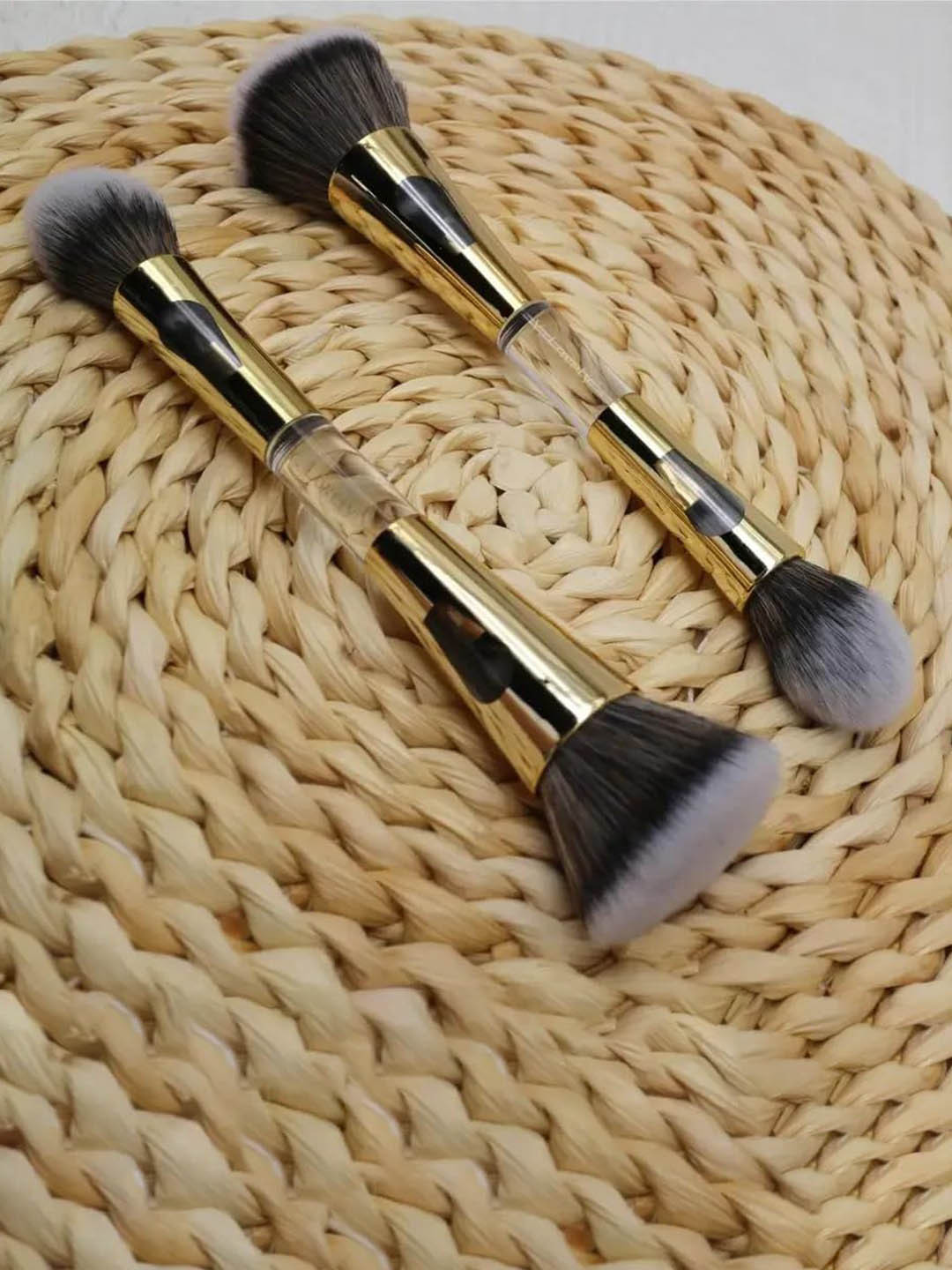 Facejewel 4in1 Makeup Brush With Mini Heart Puff