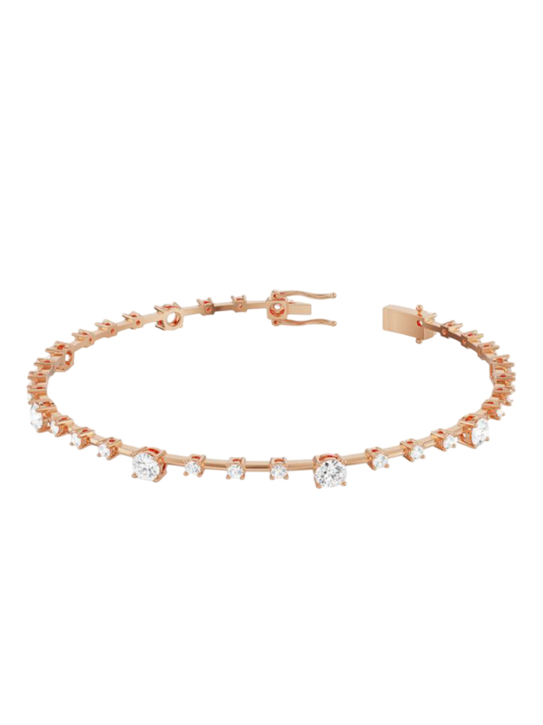 Emori Spaced Tennis Lab Diamond Bracelet in 18KT Gold