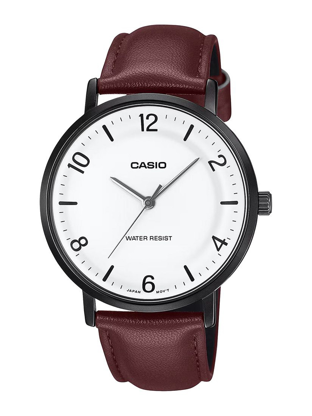 CASIO Men Dial & Leather Cuff Straps Analogue Watch A2410