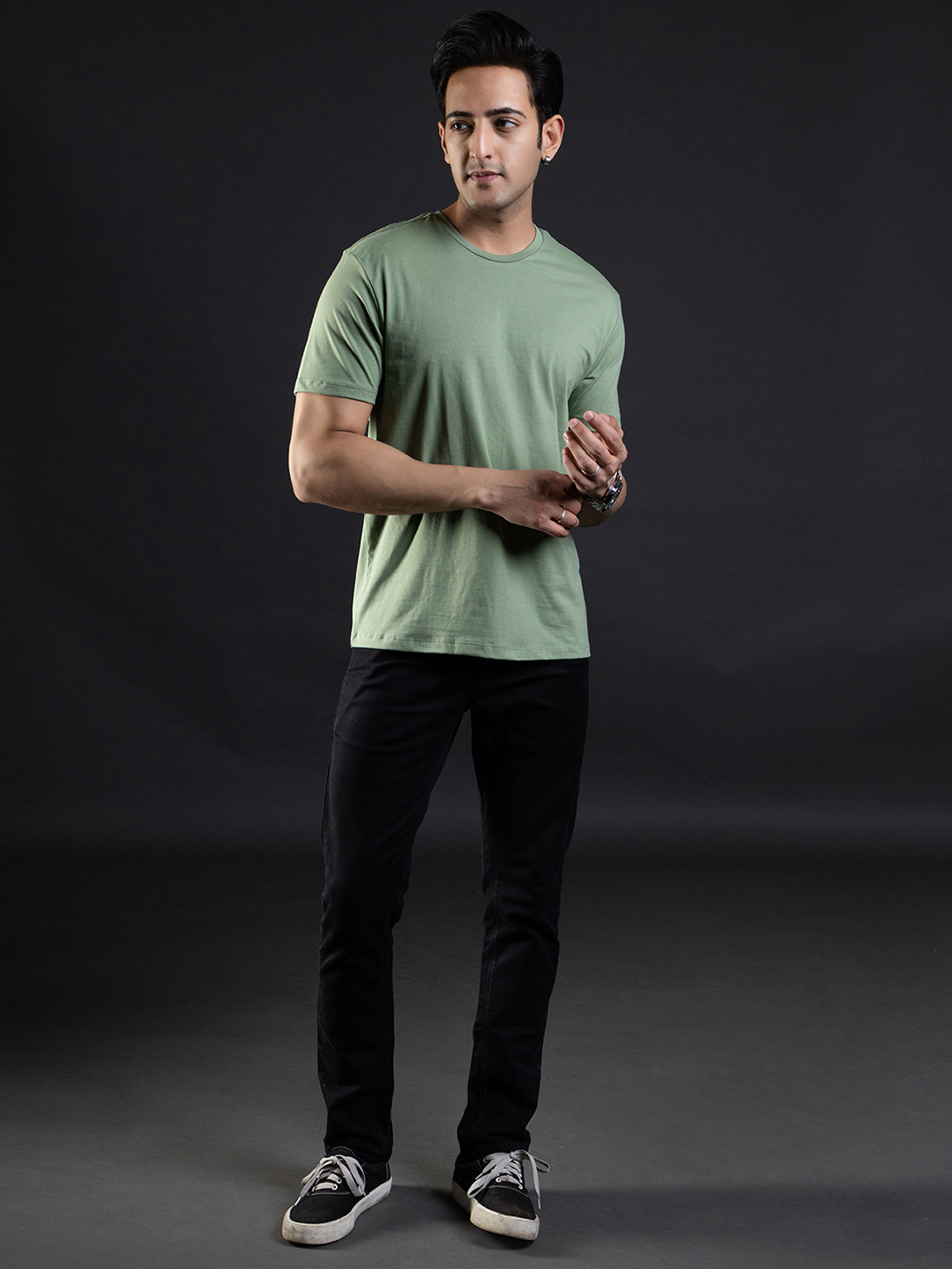 Ghumakkad Action Series Half Sleeve Round Neck Classic Fit Cotton T-shirt