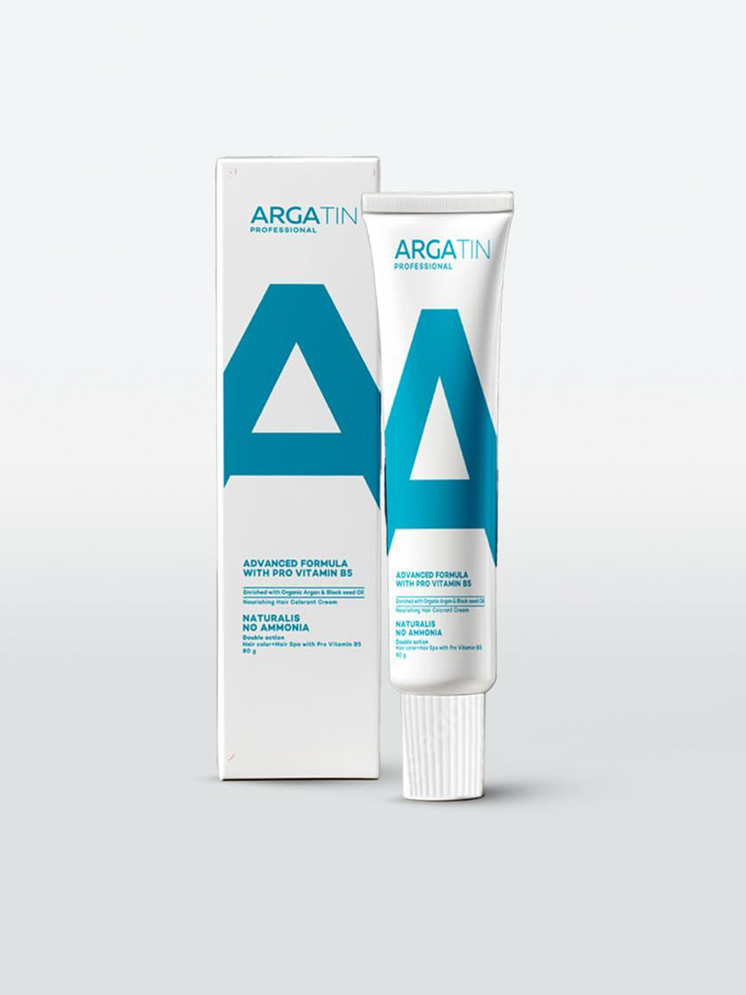 ARGATIN Professional Naturalis Hair Color With Argan Oil - 80g - Black 1