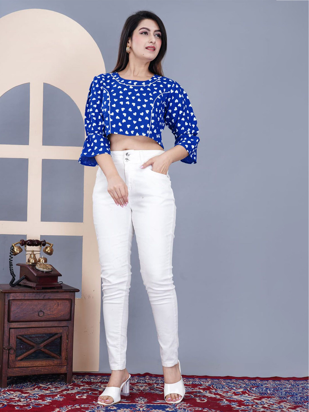 L.H HANDICRAFTS Floral Print Top