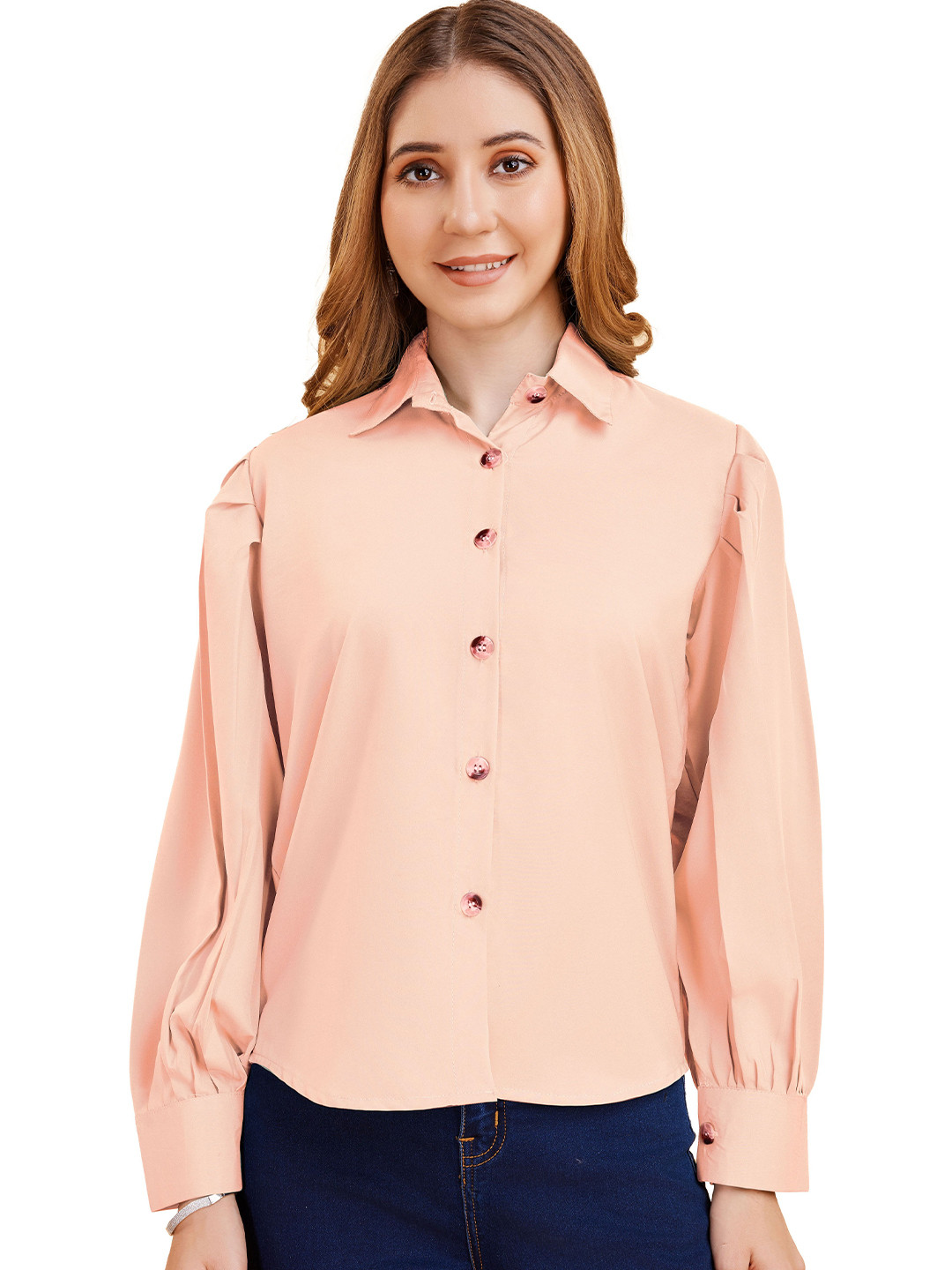 ANN SPRINGS Women Opaque Casual Shirt