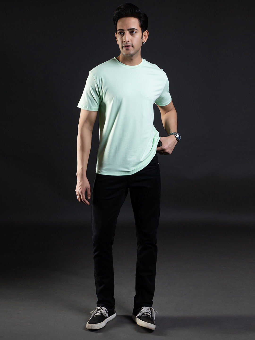 Ghumakkad Action Series Half Sleeve Round Neck Classic Fit Cotton T-shirt