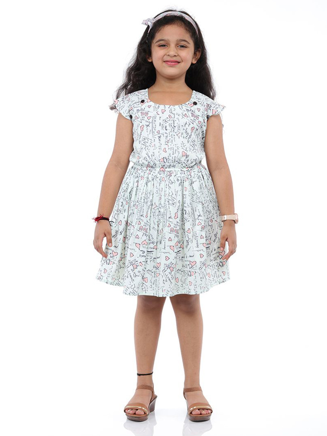 BAESD Floral Print Cold-Shoulder Formal Fit & Flare Dress