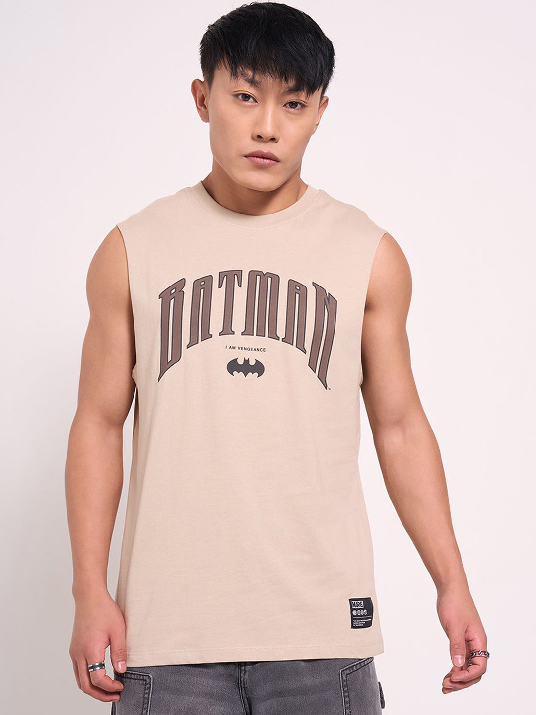 SF JEANS by Pantaloons Men Printed Batman Vest