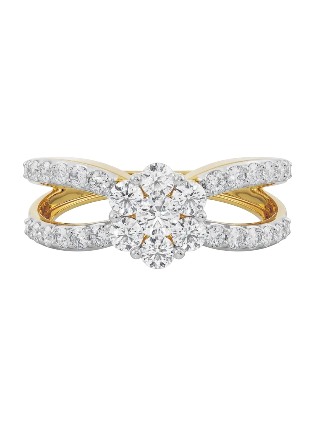 Emori Veronica Engagement Lab Diamond Ring in 18KT Gold