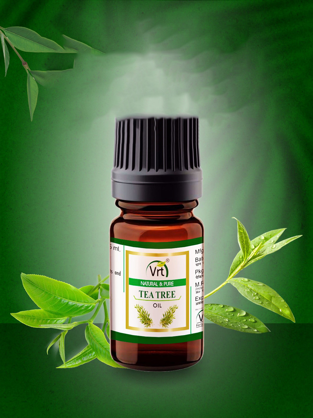 VRT HERBAL Tea Tree Essential Oil For Hair & Skin - 15 ml