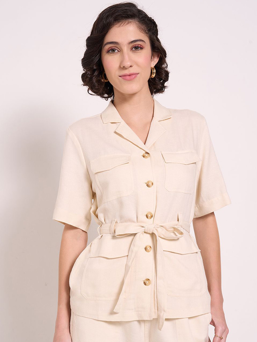 Honey by Pantaloons Women Short Sleeves Woven Jacket