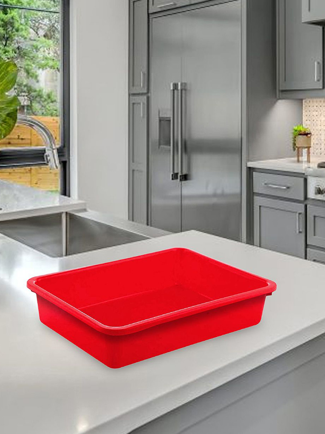 Kuber Industries Red Rectangular Organizers