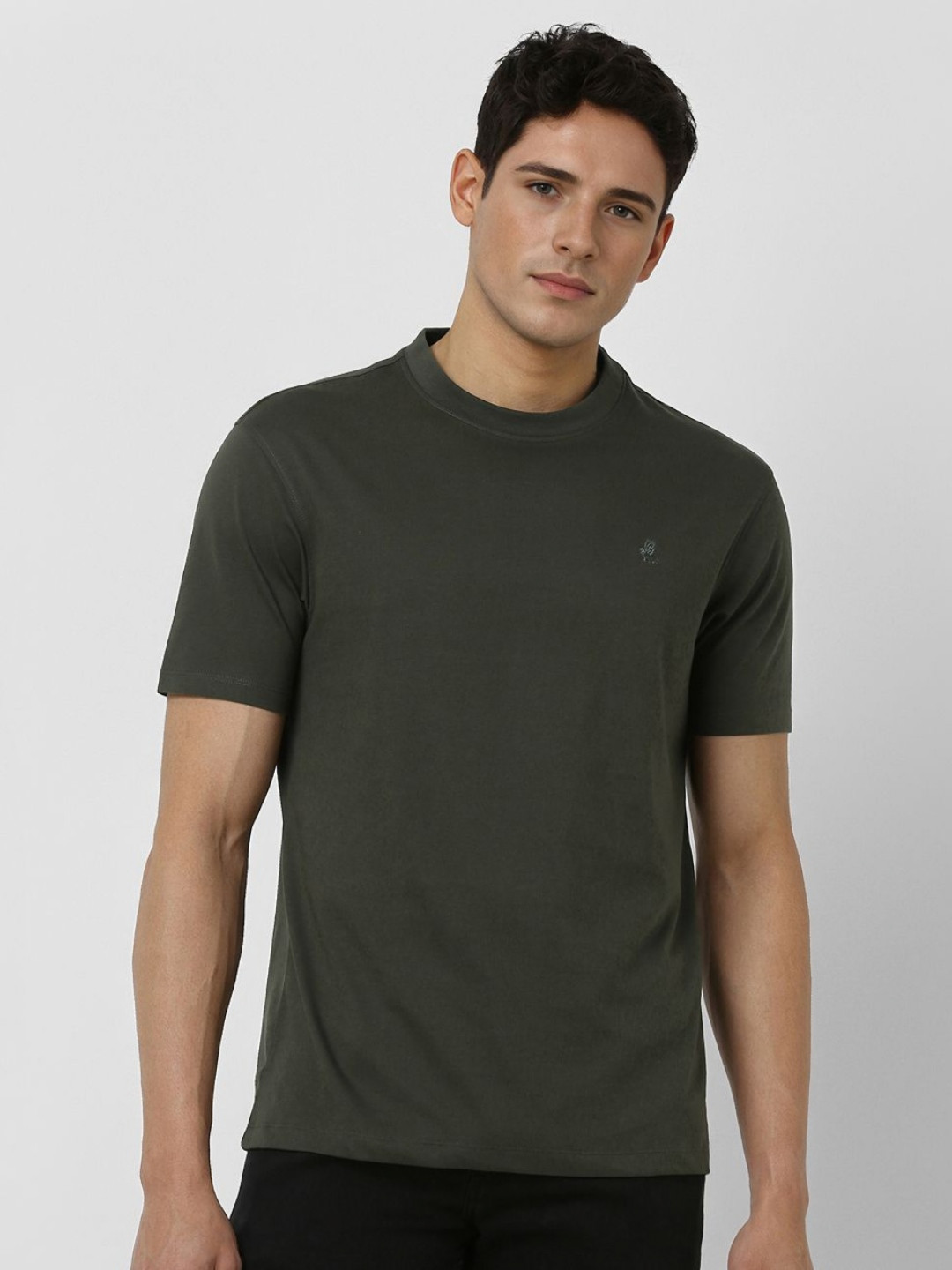 Peter England Casuals Men Cut Outs T-shirt