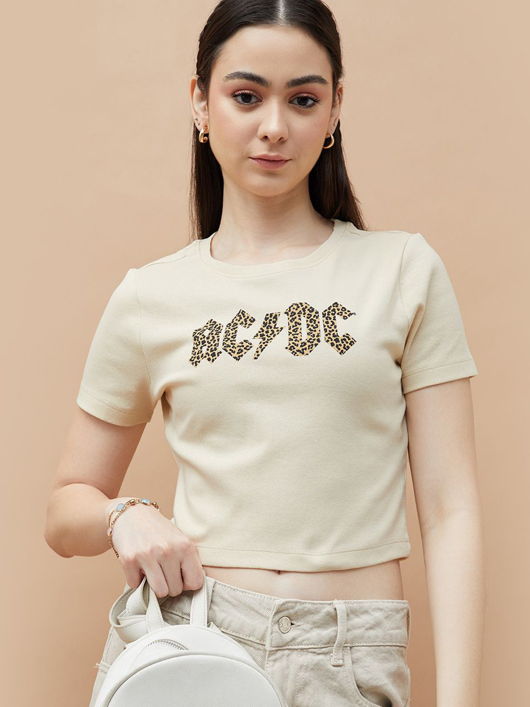 Ginger by Lifestyle Women Ac Dc - Music Band Printed T Shirt
