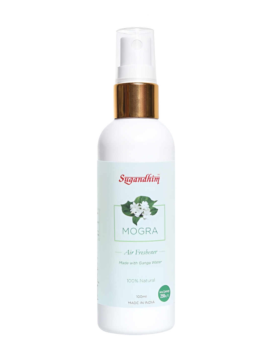 Sugandhim Fresh Mogra Air Freshener Pure & Long-Lasting Aroma - 100ml