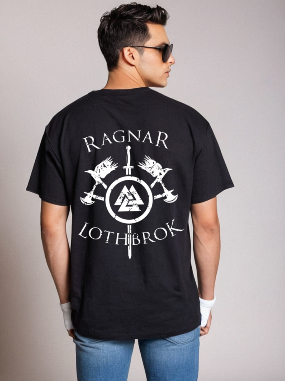 Be Crazy Graphic Printed Oversized Baggy Cotton T-Shirt